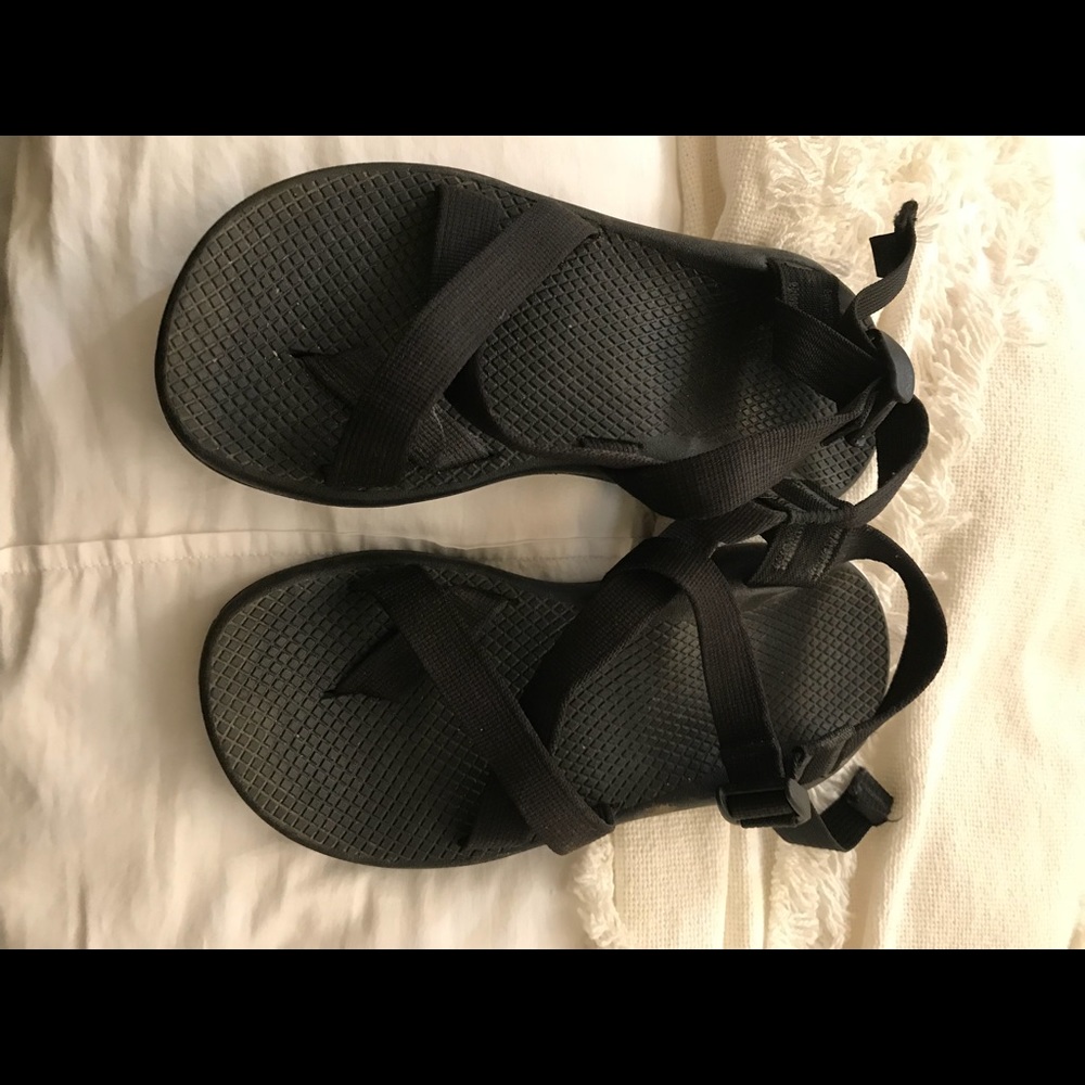 Black chacos light ware